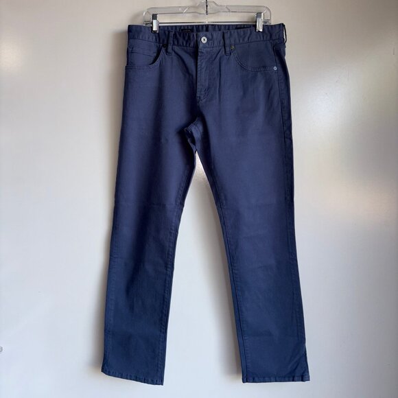 7 Diamonds Clifton Slim Straight Pants Men's Size 32x30 Blue - Picture 1 of 10